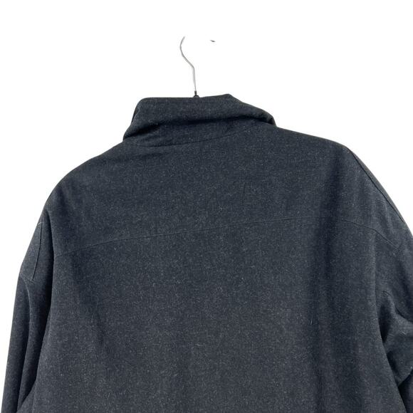 Bogner Goan Thylmann Charcoal Gray Wool Zip Front Coat Jacket Mens Size 44 - Picture 10 of 16